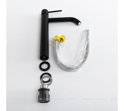 Смеситель для накладной раковины Cezares Relax без донного клапана черный матовый RELAX-LC1-NOP-W0