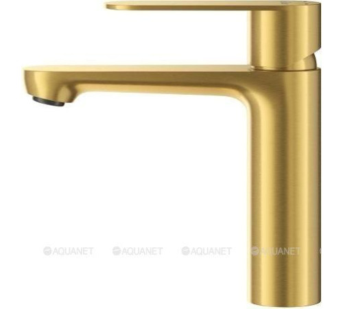 Смеситель для раковины Cezares Stylus с донным клапаном матовое золото STYLUS-LS-BORO