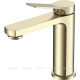 Смеситель для раковины Vincea Arco брашированное золото VBF-4AR01BG