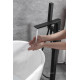 Смеситель напольный Allen Brau INFINITY высота 829 мм черный матовый 5.21009-31