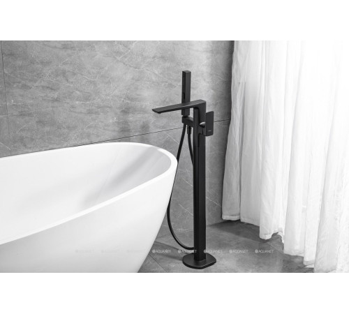 Смеситель напольный Allen Brau INFINITY высота 829 мм черный матовый 5.21009-31
