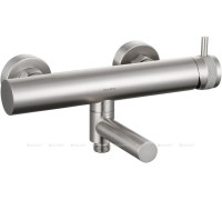 Смеситель для ванны Allen Brau Priority с поворотным изливом браш. никель 5.31B10-BN