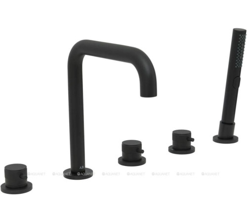 Смеситель на борт ванны Allen Brau Priority излив 190 мм черный матовый 5.31007-31