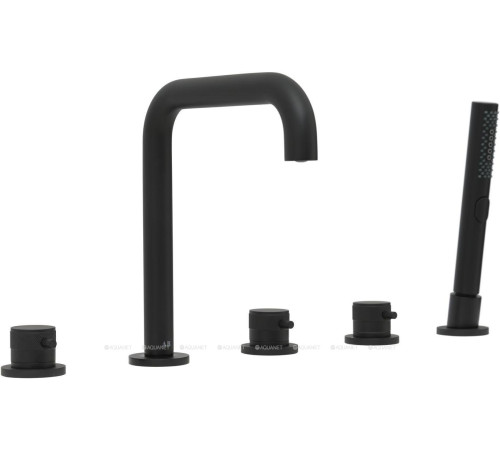 Смеситель на борт ванны Allen Brau Priority излив 190 мм черный матовый 5.31007-31