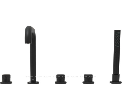 Смеситель на борт ванны Allen Brau Priority излив 190 мм черный матовый 5.31007-31