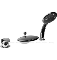 Смеситель на борт ванны Bravat Niagara на 3 отверстия с изливом F5140197CP-RUS