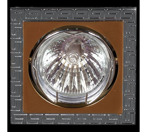 Встраиваемый светильник Sneha 04015 4015/E1 MR16 SG+CR