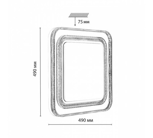 Накладной светильник Sonex Suzy Silver 7685/EL