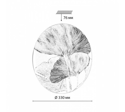 Накладной светильник Sonex Floren 7747/CL