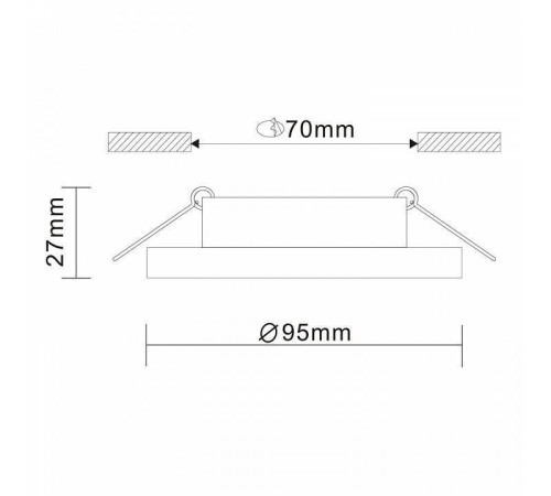 Встраиваемый светильник ST-Luce Gera ST205.508.01