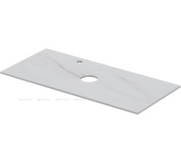 Столешница Aquanet Flat 100 с отверстием слева мрамор 00345787