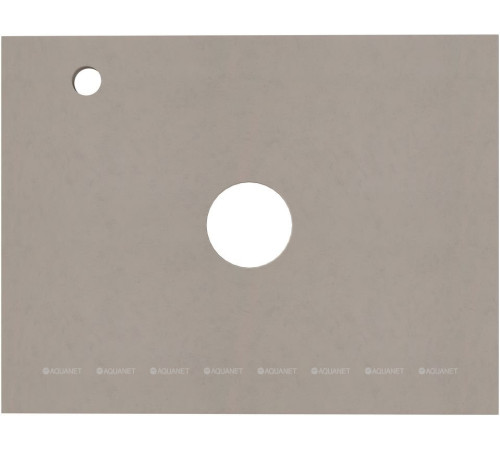 Столешница Aquanet Flat 60 с отверстием слева бежевая 00345774
