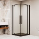 Душевой уголок RGW SV-33B 1000x1000 мм черный прозрачное стекло 06323300-14