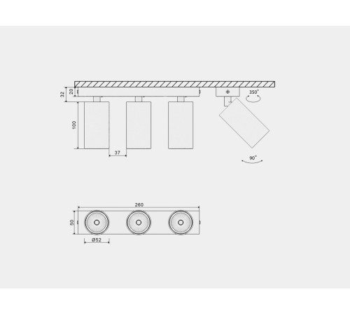 Основание SWG PRO Mini Villy MINI-VL-M13-WH