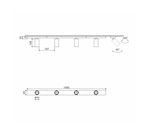 Основание SWG PRO Mini Villy MINI-VL-M14-BL