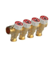 Модульный коллектор Giacomini 1x16/3 с отсекающим клапаном R585CY043