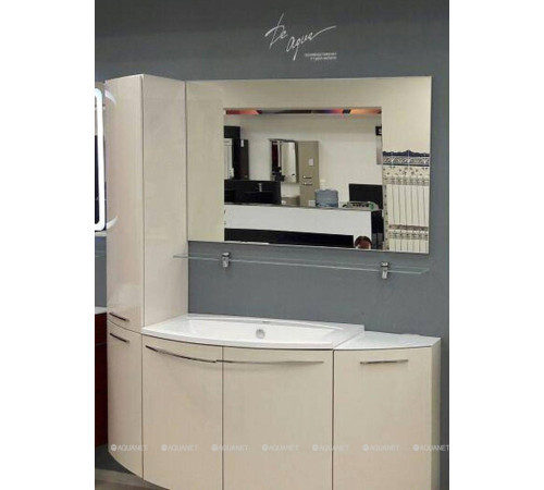 Шкаф нижний угловой De Aqua Тока 3 R правый белый 167493