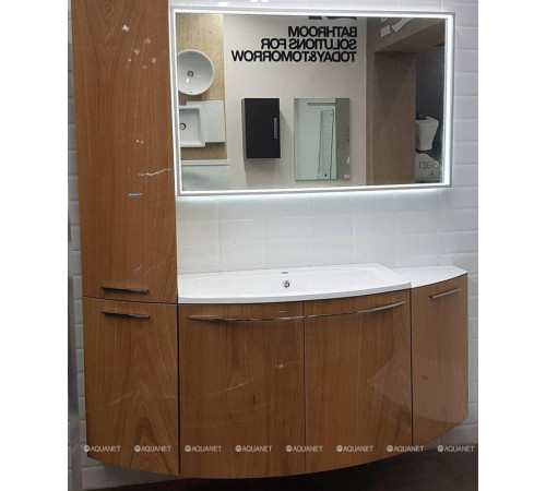 Шкаф нижний угловой De Aqua Тока 3 R правый белый 167493