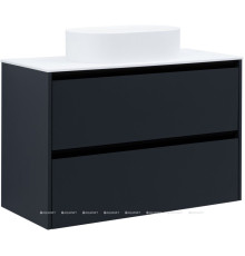 Тумба Allen Brau Activity 100 см антрацит матовый черный браш 1.34006.AM