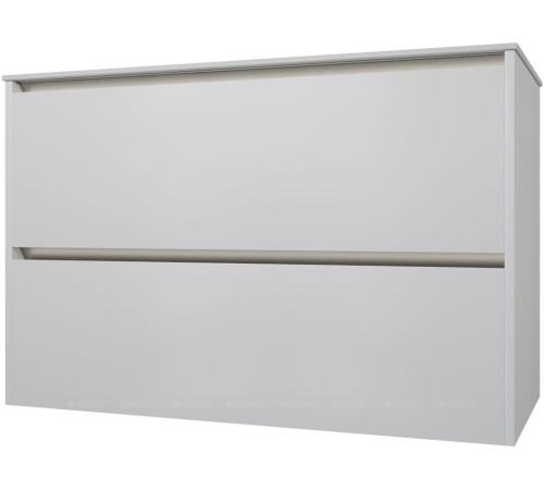 Тумба под раковину Allen Brau Activity 100 см белый матовый/олива браш 1.34014.WM