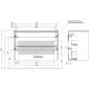 Тумба под раковину Allen Brau Activity 100 см белый матовый/олива браш 1.34014.WM