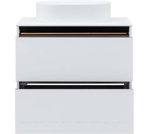 Тумба Allen Brau Activity 80 см белый матовый черный браш 1.34004.WM