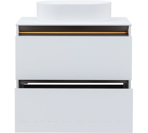 Тумба под раковину Allen Brau Activity 80 см белый матовый/олива браш 1.34012.WM