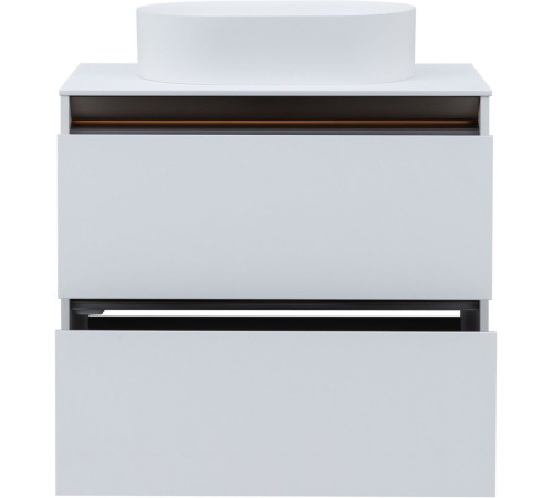 Тумба под раковину Allen Brau Activity 80 см белый матовый/олива браш 1.34012.WM