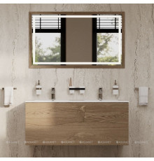 Тумба под раковину Allen Brau Glority 120 под двойную раковину дуб антик 1.35004.NW