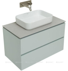 Тумба под раковину Allen Brau INFINITY 85 см белый папирус матовый 1.21001.PWM