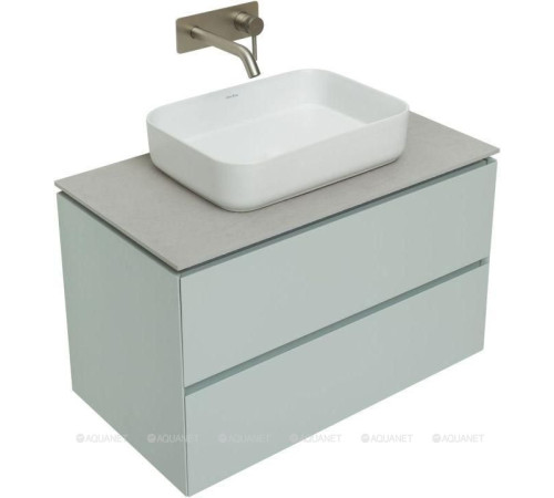 Тумба под раковину Allen Brau INFINITY 85 см белый папирус матовый 1.21001.PWM