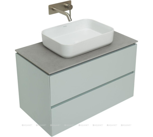 Тумба под раковину Allen Brau INFINITY 85 см белый папирус матовый 1.21001.PWM