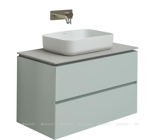 Тумба под раковину Allen Brau INFINITY 85 см белый папирус матовый 1.21001.PWM