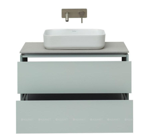 Тумба под раковину Allen Brau INFINITY 85 см белый папирус матовый 1.21001.PWM