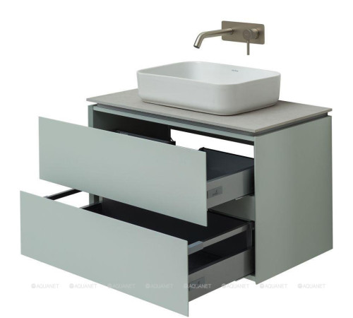 Тумба под раковину Allen Brau INFINITY 85 см белый папирус матовый 1.21001.PWM