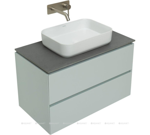 Тумба под раковину Allen Brau INFINITY 85 см белый папирус матовый 1.21001.PWM