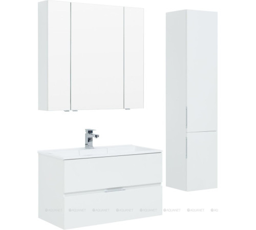 Тумба под раковину Aquanet Алвита 90 белый 00235340