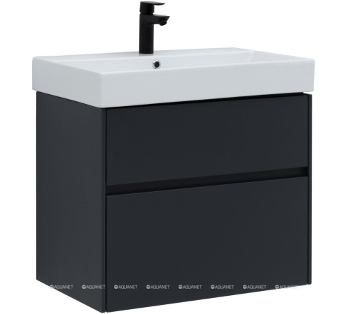 Тумба под раковину Aquanet Бруклин 70 антрацит матовый 00310141