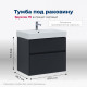 Тумба под раковину Aquanet Бруклин 70 антрацит матовый 00310141