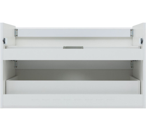 Тумба под раковину Aquanet Эмбер 105 2 ящика белый матовый 00330469