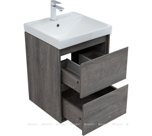 Тумба под раковину Aquanet Милан 50 дуб рошелье 00336371