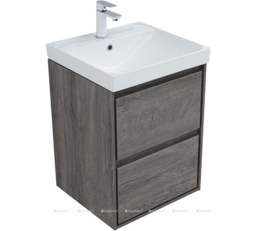 Тумба под раковину Aquanet Милан 50 дуб рошелье 00336371