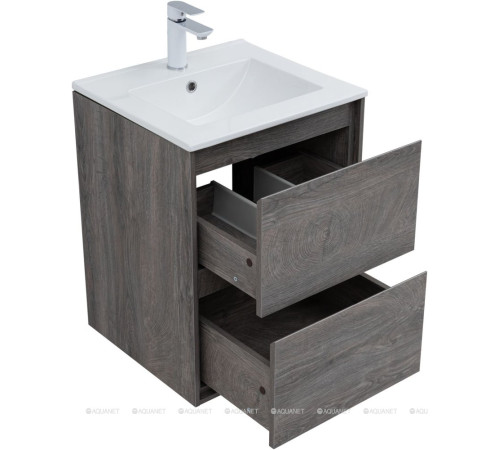Тумба под раковину Aquanet Милан 50 дуб рошелье 00336371