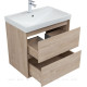 Тумба под раковину Aquanet Милан 70 см дуб светлый подвесная 00336383