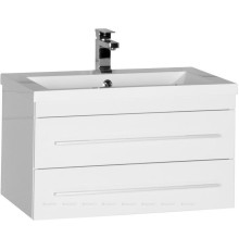 Тумба под раковину Aquanet Нота 75 белый глянец 00171487