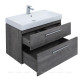 Тумба под раковину Aquanet Nova 85 2 ящика Slim Synergy дуб рошелье 00249921