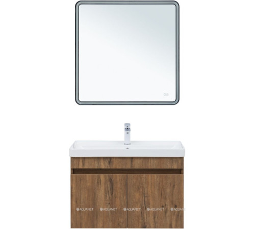 Тумба под раковину Aquanet Оптима 80 дуб рустикальный 00344797