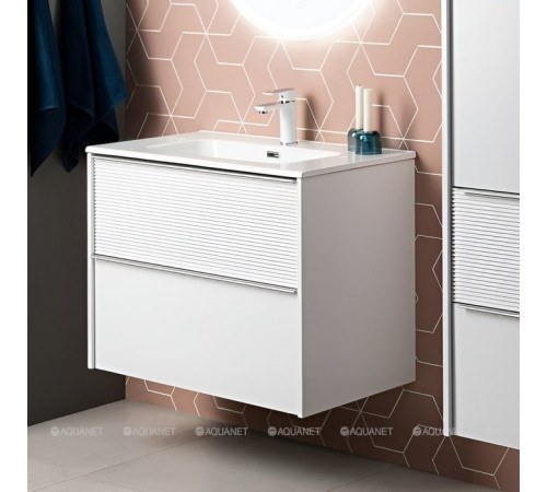 Тумба под раковину Aquanet Вита 100 белый матовый 00330474