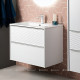 Тумба под раковину Aquanet Вита 100 белый матовый 00330474