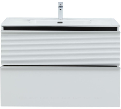 Тумба под раковину Aquanet Вита 100 белый матовый 00330474
